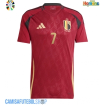 Camisa de time de futebol Bélgica Kevin De Bruyne #7 Replicas 1º Equipamento Europeu 2024 Manga Curta